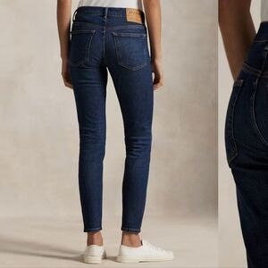 Polo Ralph Lauren Mid-Rise Super-Slim Jean 27 In Celebes Wash